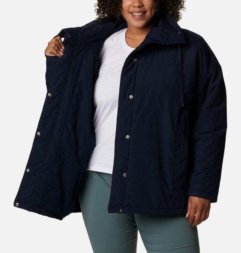 Women's Columbia Maple Hollow Insulated Jackets Navy | Plus Size CA-HA64L